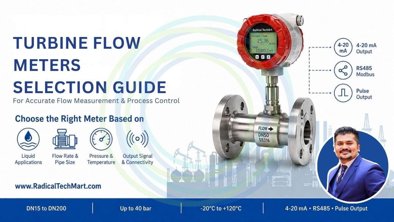 Turbine Flow Meter for Industrial Use | Selection Guide